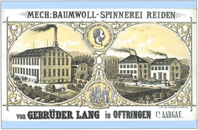 LANGYARNS Verdienst Weltausstellung Wien 1873 Gebrüder Lang